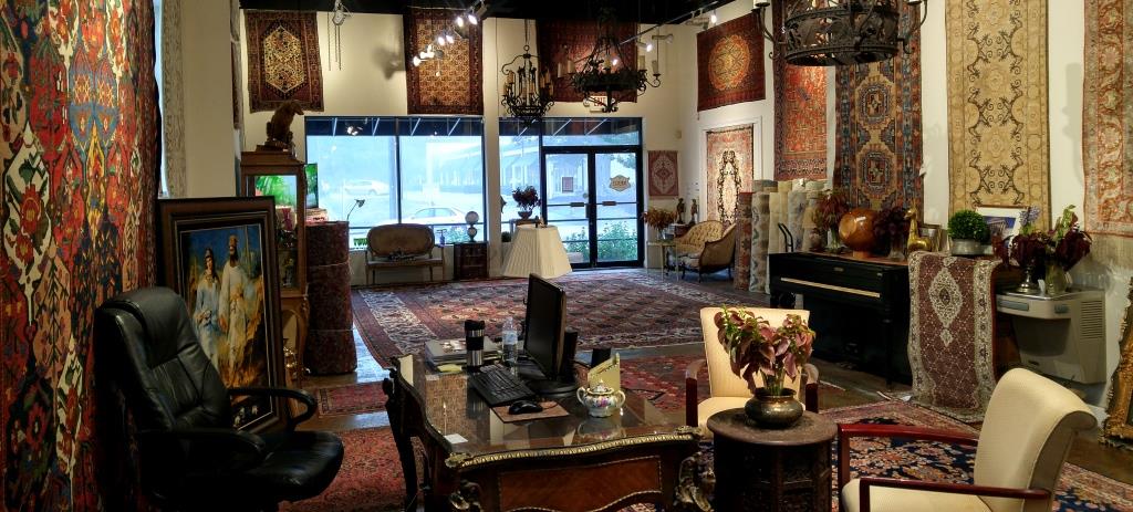 Inside Store Front Amiri Rug Gallery