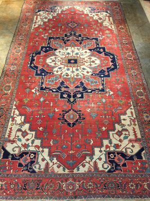 Antique Bakhtiari from central Part of Iran or Persia. 10'3"x16'2"