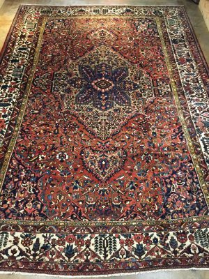 Antique Heriz or Serapi from Northwestern Part of Iran or Persia. 10'x14'